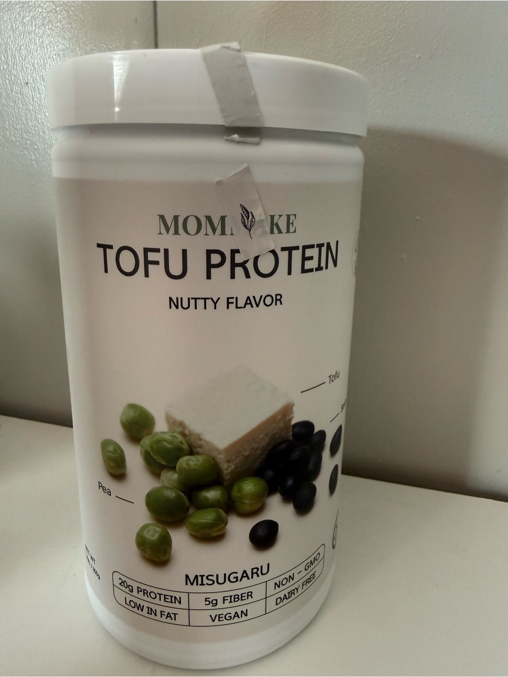 Protein powder container